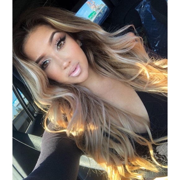 Ombre Blonde Lace Front Wig